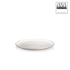 [아사셀렉션] 브러쉬드 접시 소 17cm (초코베이지)