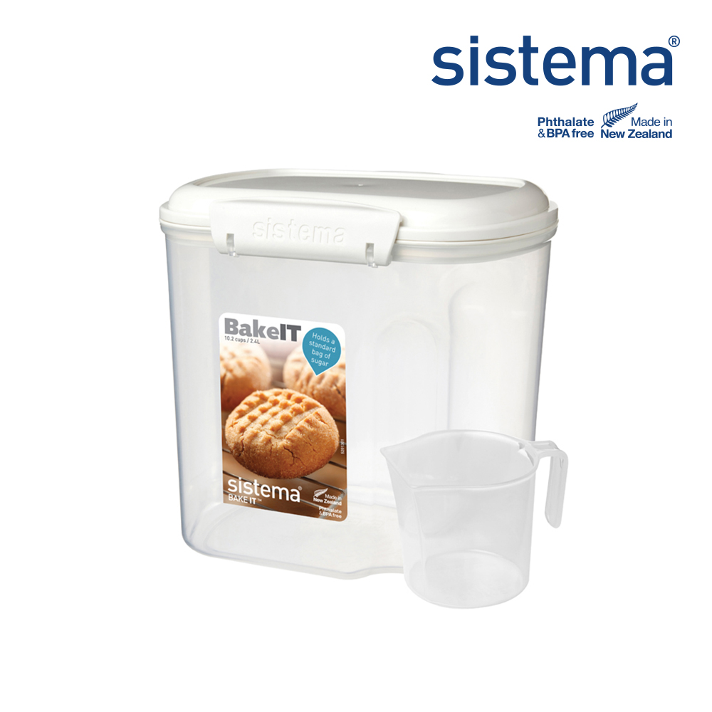 [시스테마] 베이크잇 보관용기(컵포함) 2.4L