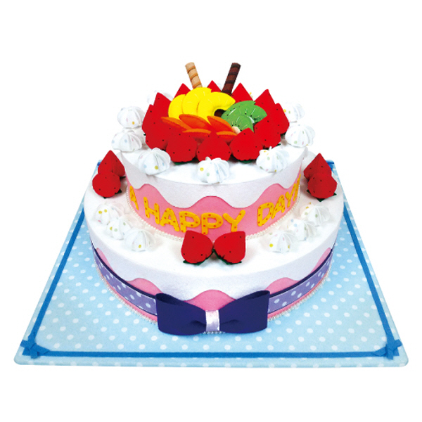 (감성교구) 파티용 모형 2단 케이크