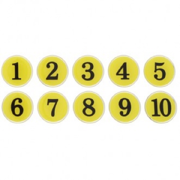 (당일출고)_번호판35(에폭시/노랑)/지름35 (10개입)