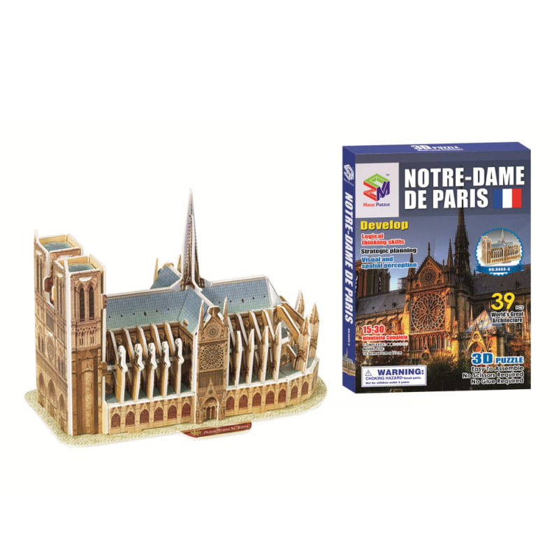 (초급) 노트르담 대성당(39pcs) 세계 유명 건축물