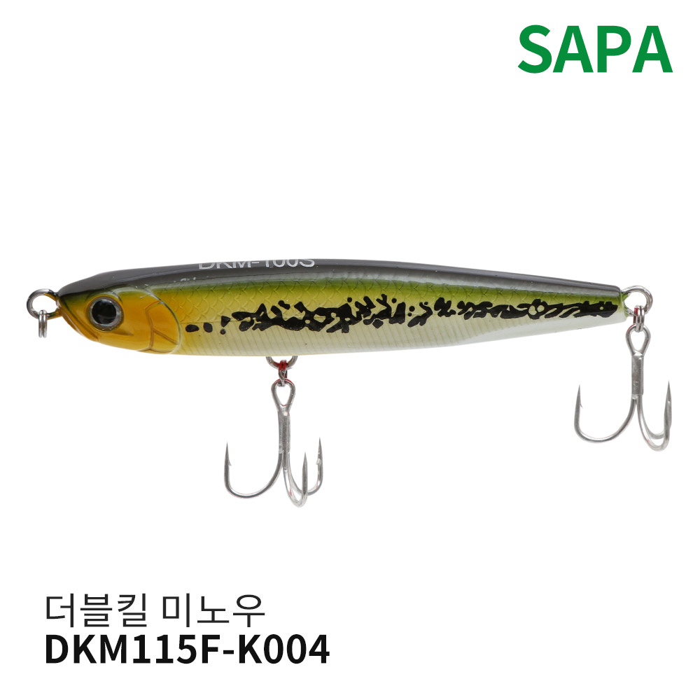 피싱세일,싸파,싸파 더블킬 지그 미노우 100S-K004 33g 씽킹 농어 부시리