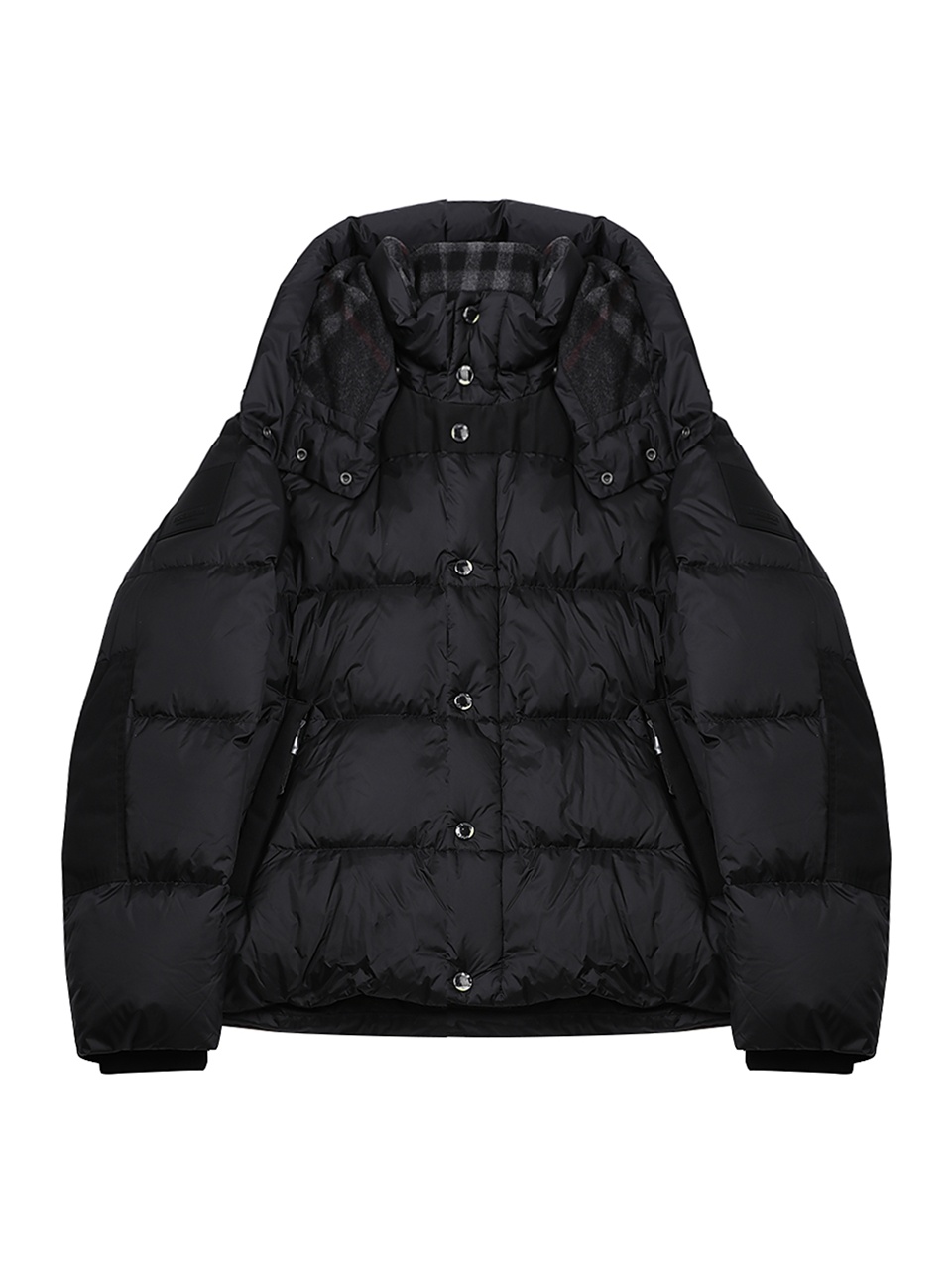 BURBERRY 버버리 로고 패치 후드 패딩 8083651