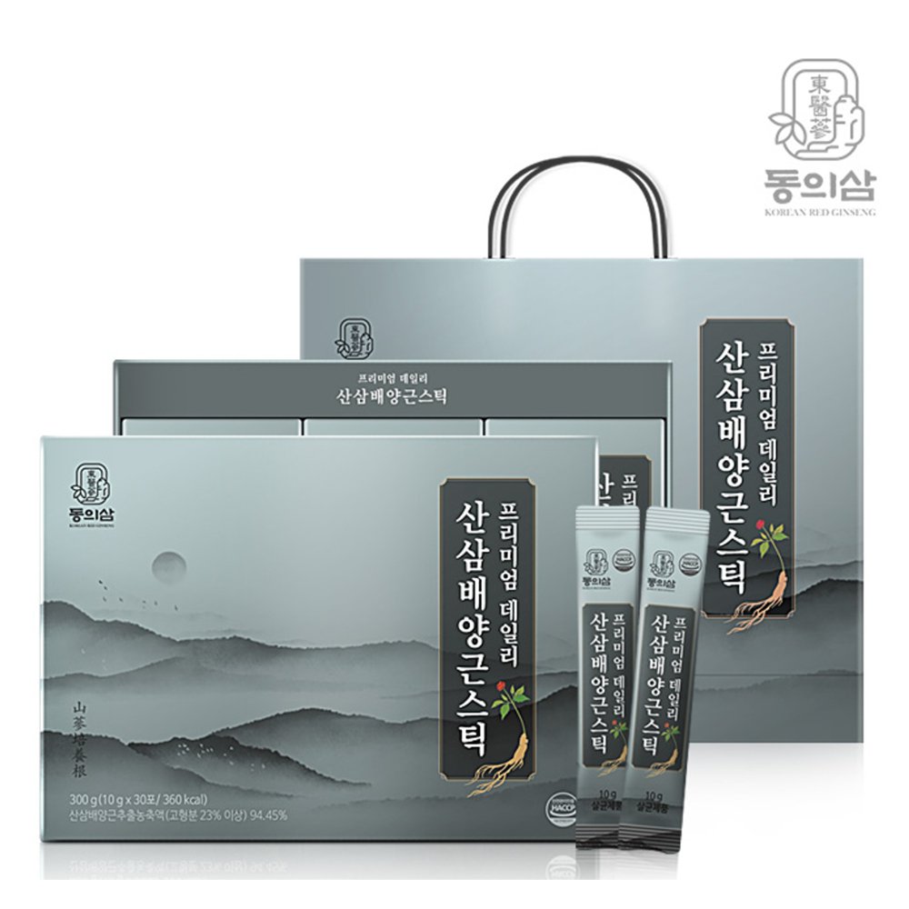 [동의삼] 프리미엄 데일리 산삼배양근스틱 (10g*30포)