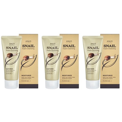 [앙쥬][3+3] 달팽이 영양 딥 클렌징폼 100ml (총 6개구성)