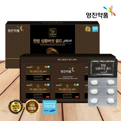[영진약품] 한방 상황버섯추출99%골드(550mgX120정/4개월분)