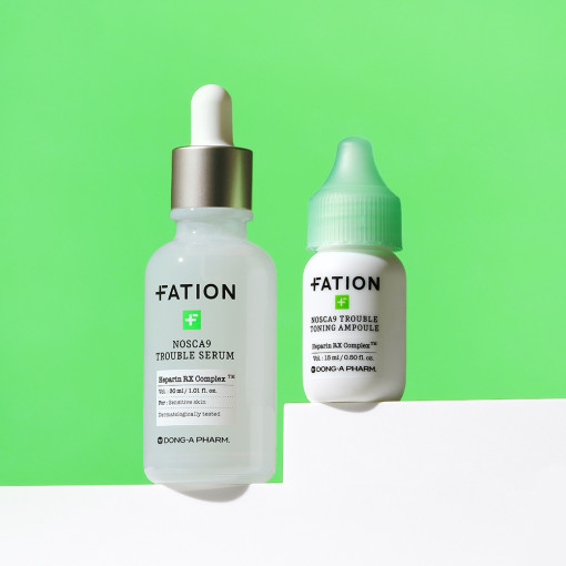 [파티온] 노스카나인 트러블 흔적 2종세트(앰플15ml+크림70ml)
