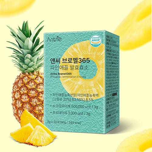 [동국제약] 앤씨 브로멜365 퀘르세틴 파인애플효소 3g x 30포