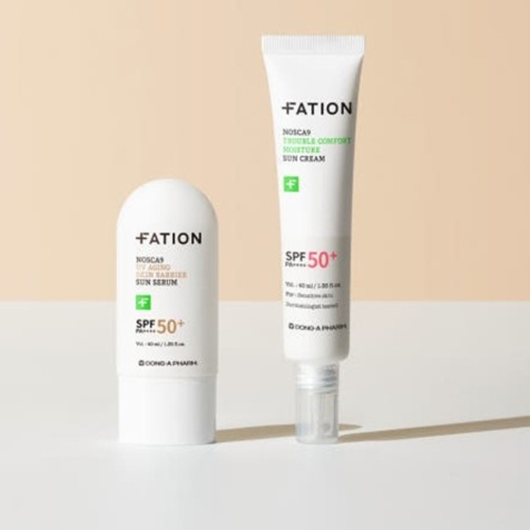 [파티온] 노스카나인 트러블 선 듀오(선세럼40ml+선크림40ml)