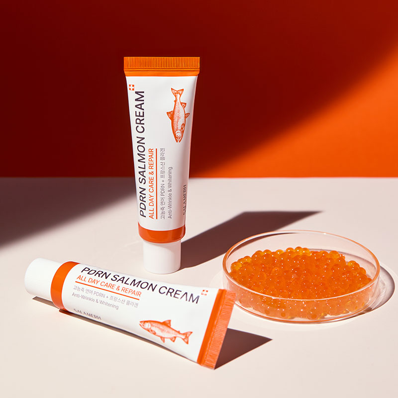 [살라메르] 살몬톡스 연어 PDRN 콜라겐 재생 크림 50ml 2+2 (총 4개)
