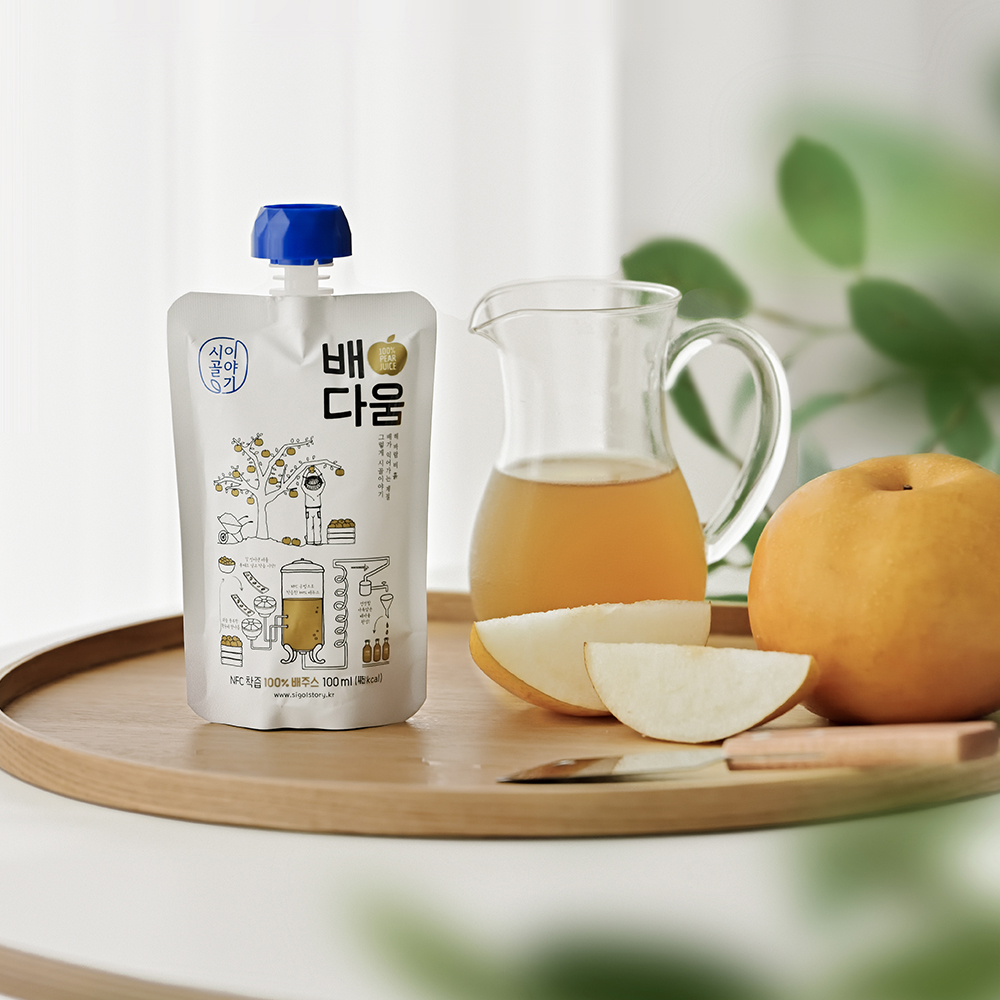 (NFC착즙) 100프로 국내산 배다움 배즙 100ml*30포