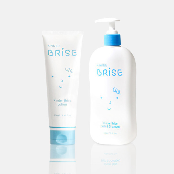[킨더브리제] 바스앤샴푸+로션 세트 (샴푸 450ml+로션250ml)