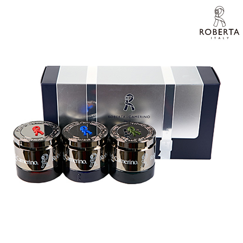 [로베르타] 에어로 차량용 크롬 방향제 3종세트 NRBG603