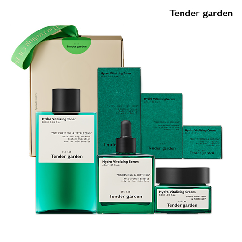 [텐더가든] 하이드로 바이탈라이징 토너,세럼,크림 3종세트