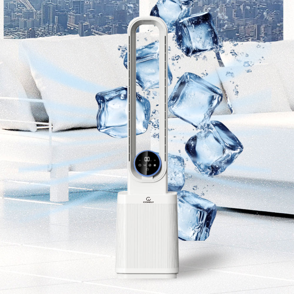 [코멜리] 날개없는 DC 리모컨 선풍기(신형) CYF-DC1500