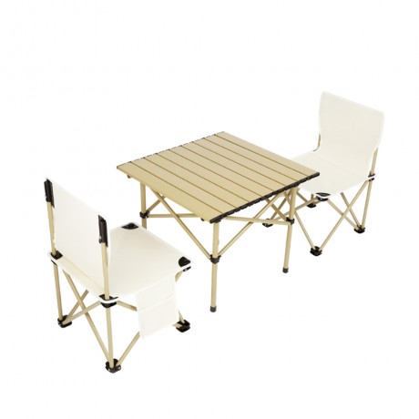 [마이픽] 미니멀 피크닉 테이블 A세트 (롤테이블, 중형 의자 2개)