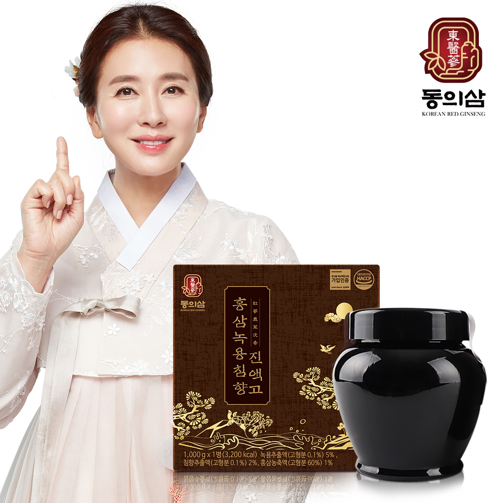 [동의삼] 홍삼녹용침향진액고 1kg(+쇼핑백 포함)