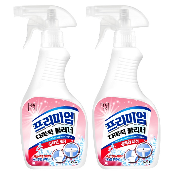 [생활공식] 프리미엄 다목적 클리너 500ml 2개