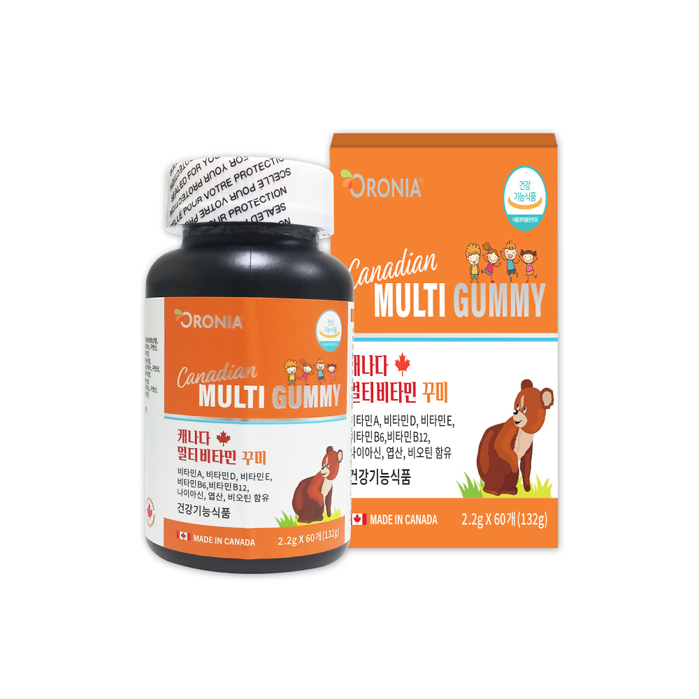 [오로니아] 캐나다 멀티비타민 꾸미 [60T]