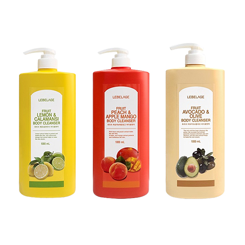 [르베라쥬] 후르츠 바디클렌저 1000ml (3종 택1)