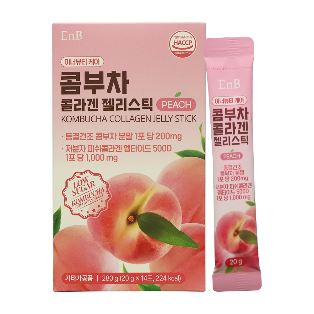 [EnB] 콤부차 콜라겐 젤리스틱 (20g*14포) x2 총28포