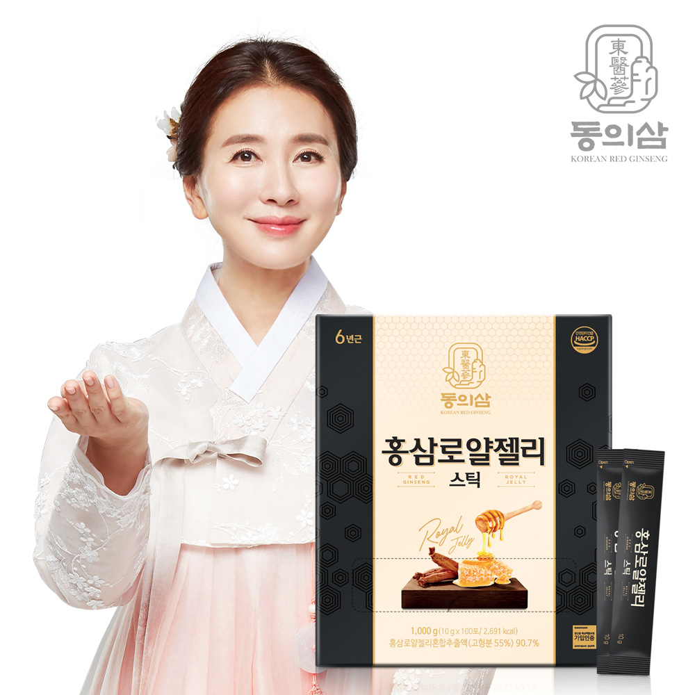 [동의삼] 홍삼로얄젤리스틱 100포