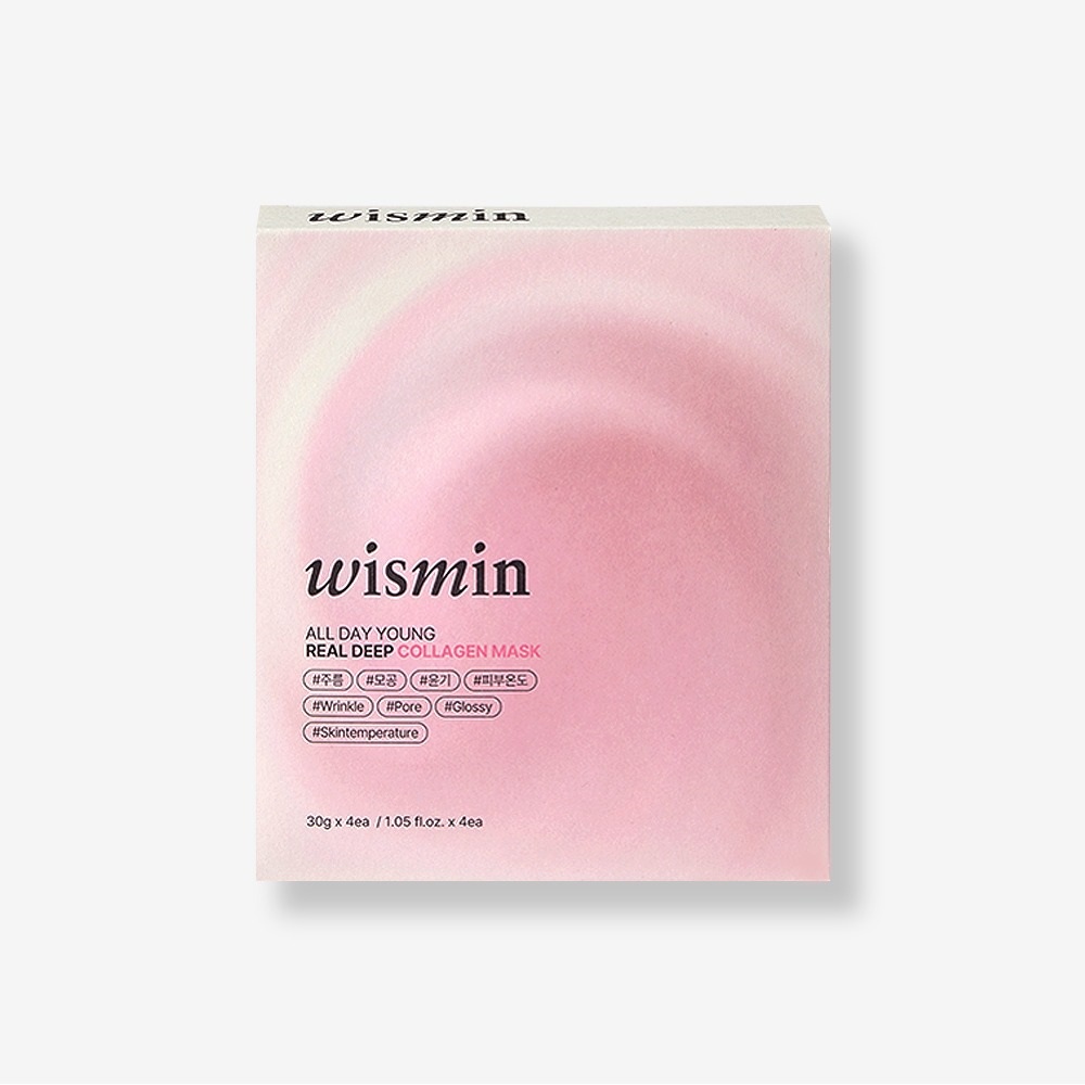 [위스민] 올데이영 리얼 딥 콜라겐 마스크팩 4매입