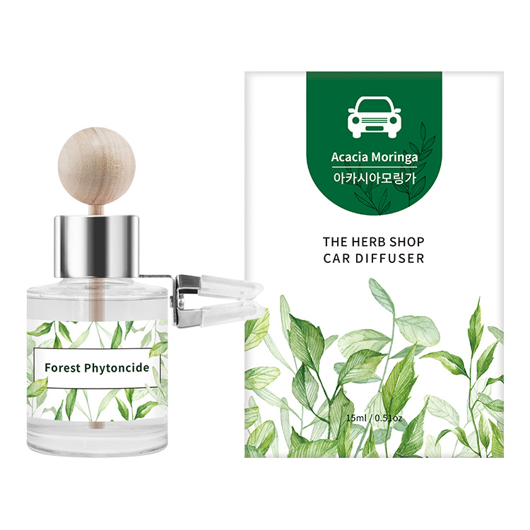 [더허브샵] 프리미엄 차량용 디퓨저 15ml (송풍구 거치형)