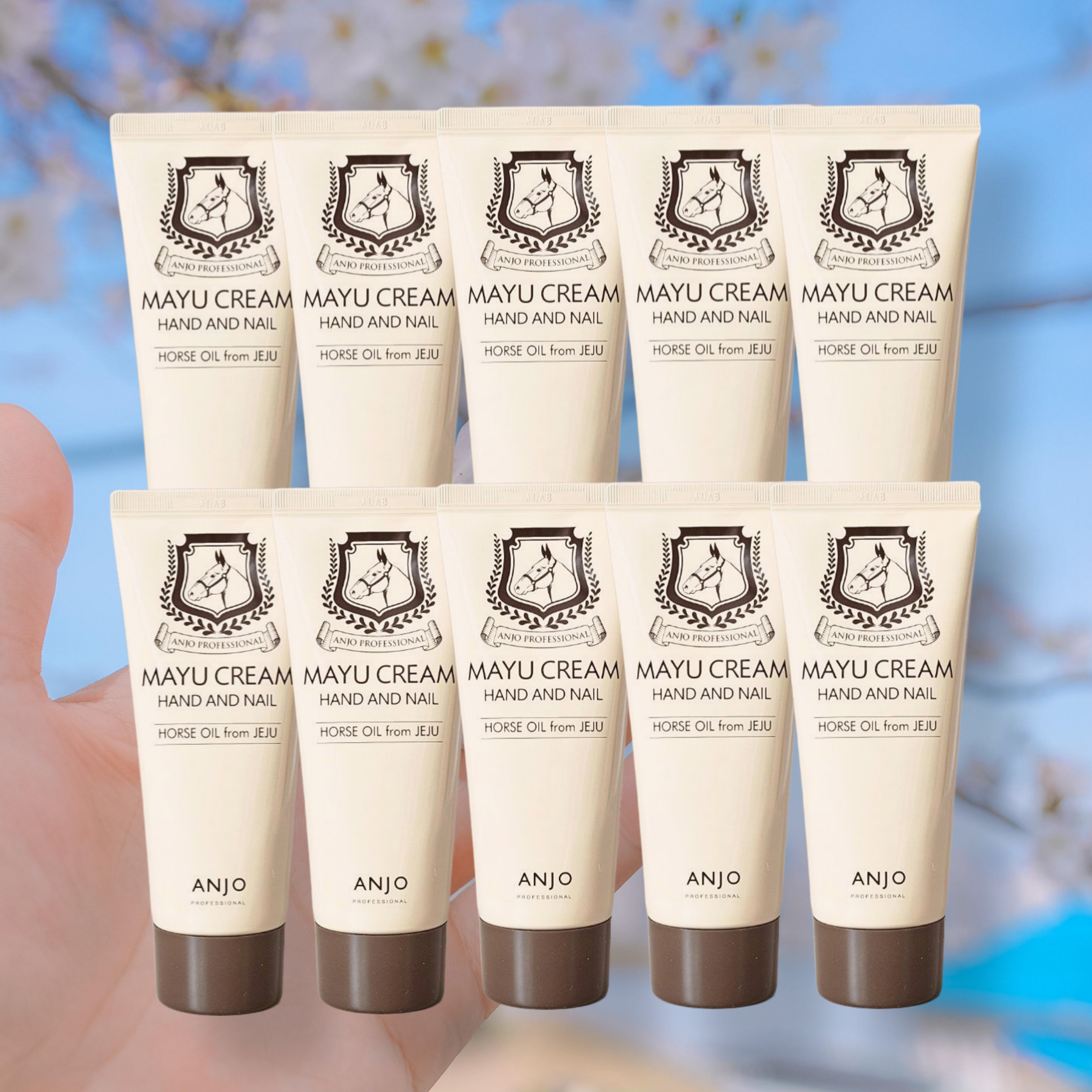 [앙쥬] 마유코팅 고보습 핸드크림 10개세트