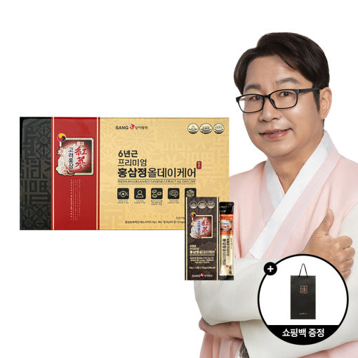 [상아제약] 프리미엄 홍삼정 올데이케어 10g X 60포+쇼핑백
