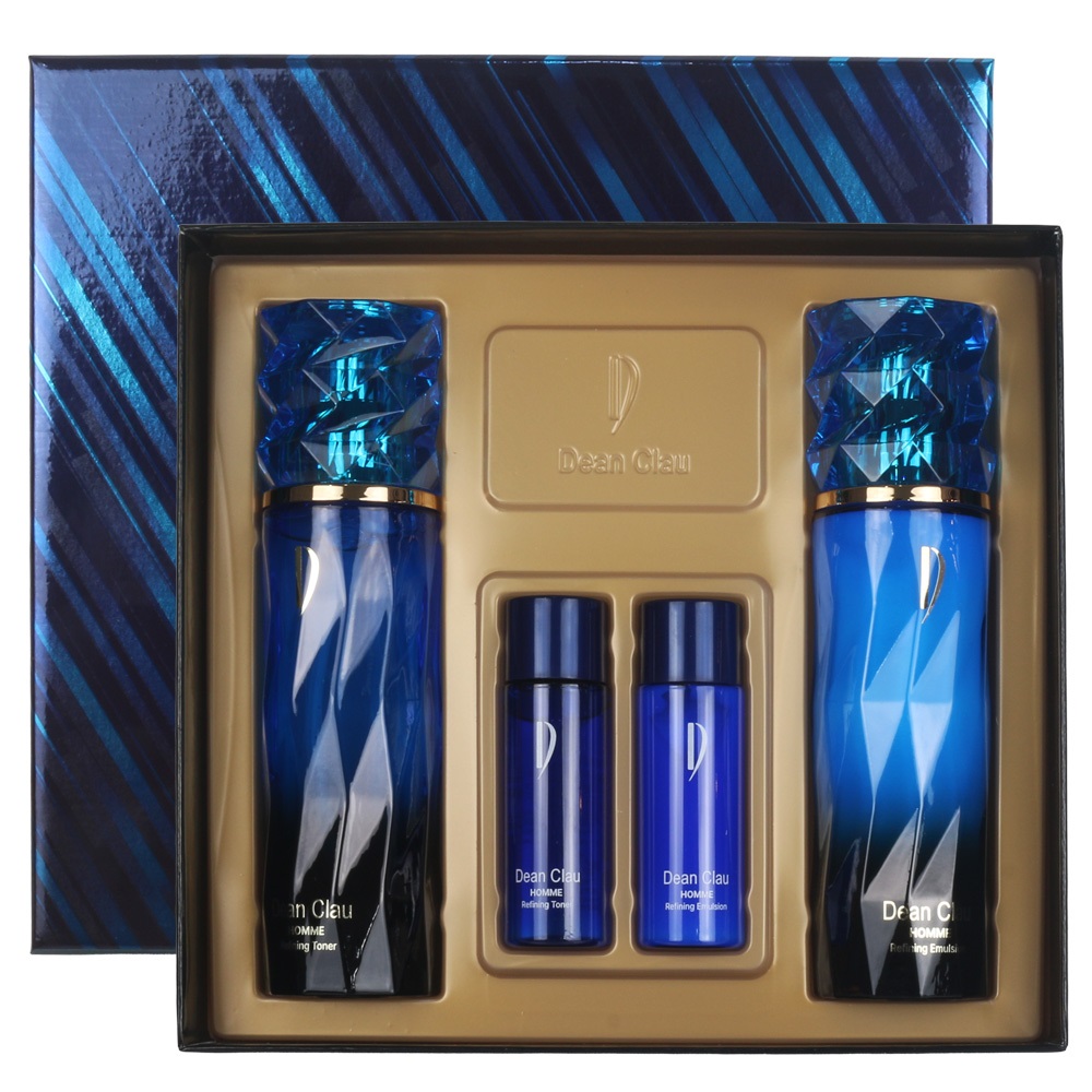 [나드리] 딘클라우 옴므 리파이닝 스킨케어 2종+휴대용 2종 세트 (쇼핑백 포함)