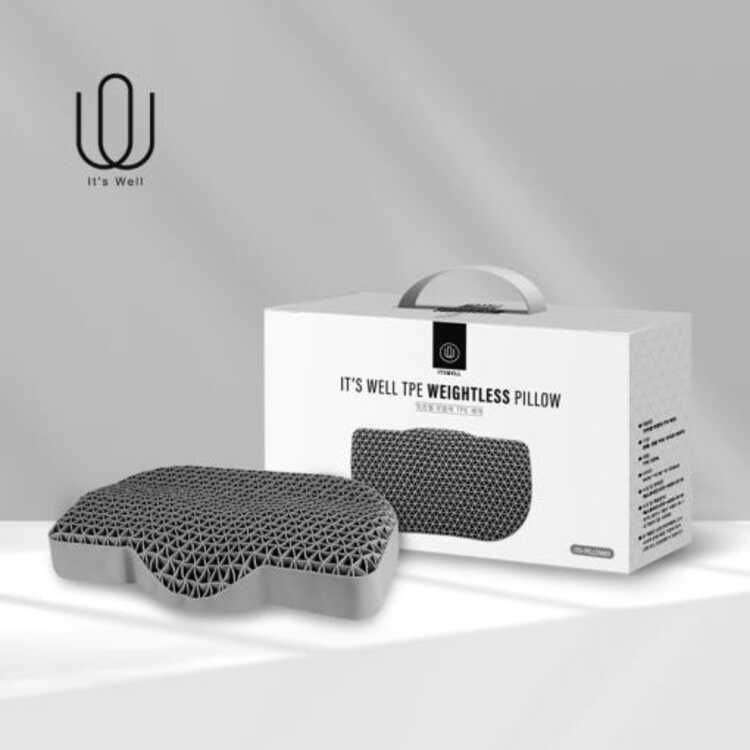 [잇츠웰] 목이편한 무중력 고탄성 TPE 베개 물세척가능