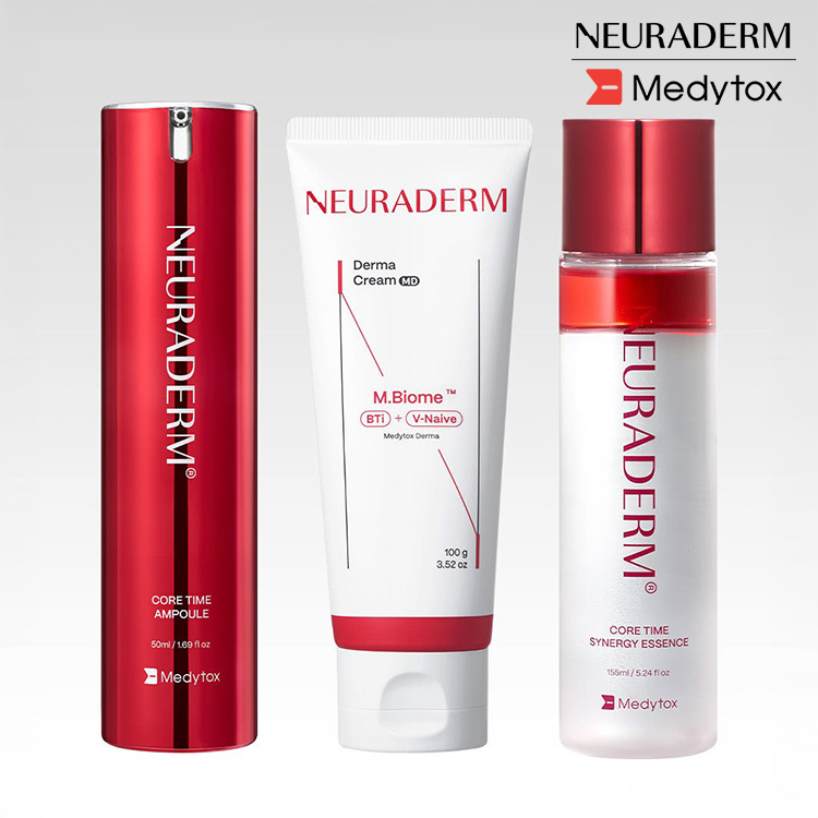 [뉴라덤] 메디톡스 클리닉 3종세트 (코어타임 앰플 50ml+더마크림 100g+시너지에센스 155ml)