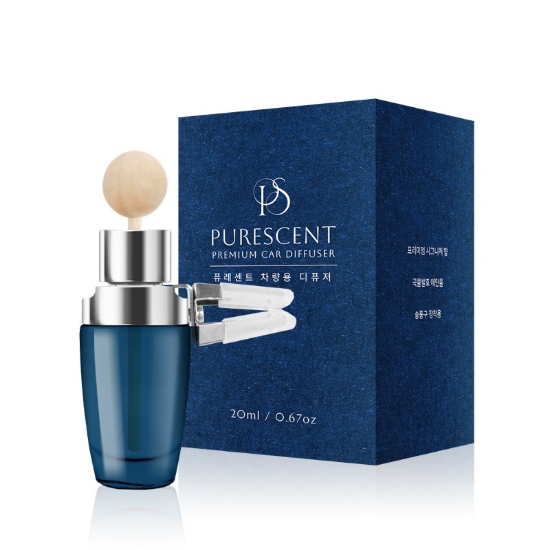 [더허브샵] 퓨레센트 송풍구타입 차량용 디퓨저 20ml