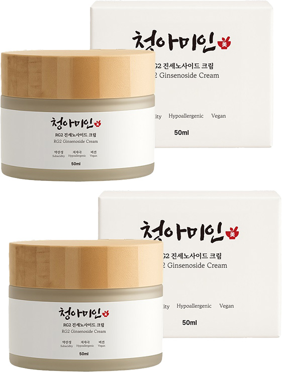 [청아미인] 1+1 RG2 진세노사이드 크림 50ml