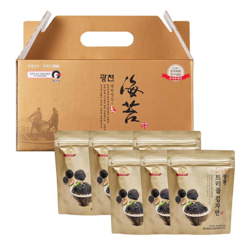 [광천김] 명품 광천 트러플 김자반 40g* 6팩