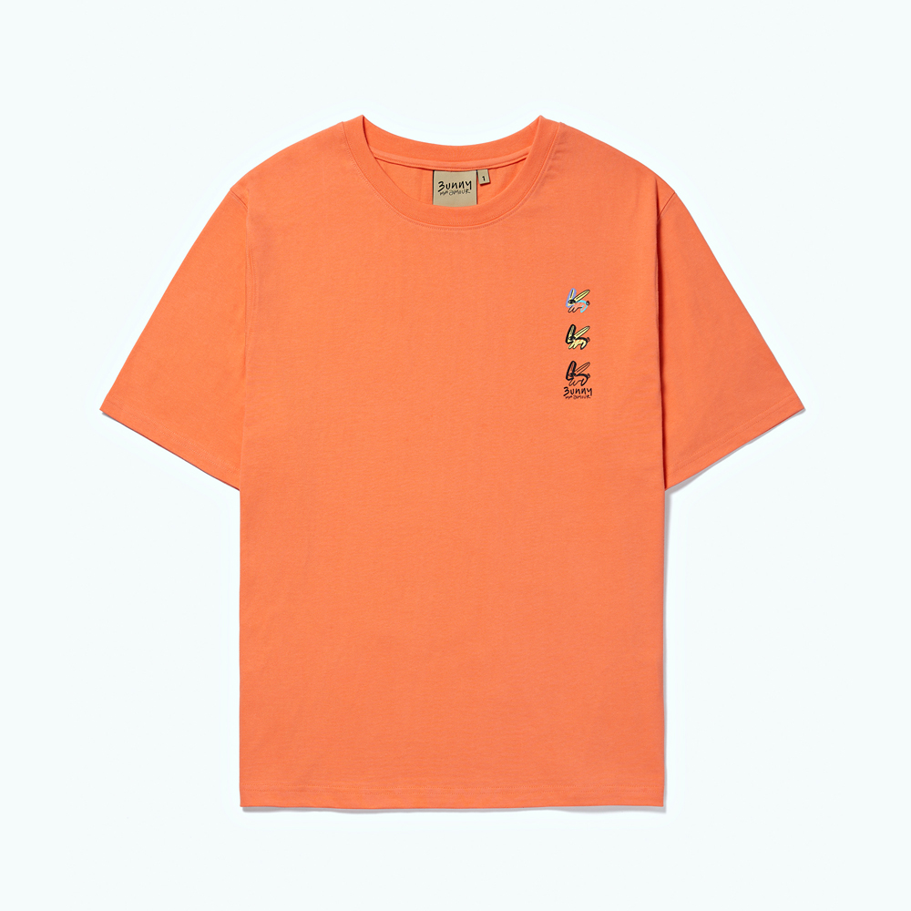 몽아모르 트리플 버니 티셔츠 Orange