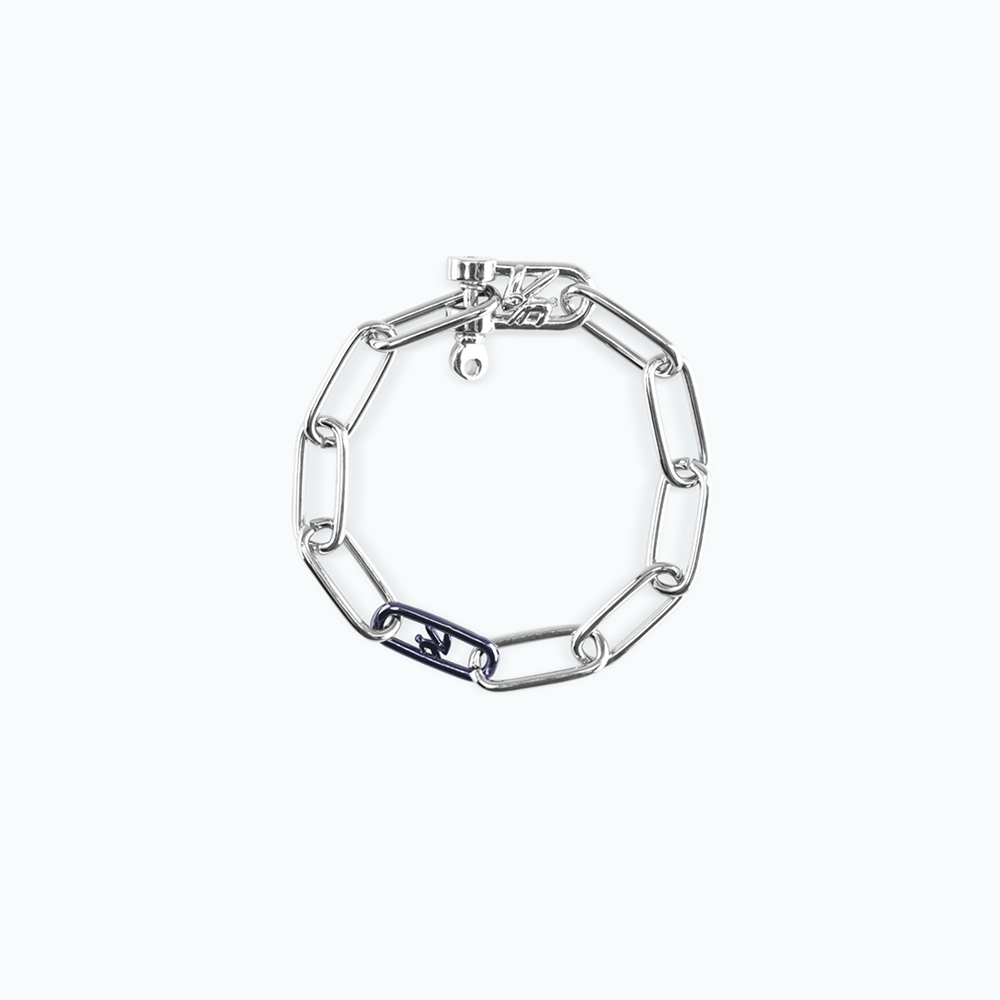 버니몽아모르 일렉트로 시그니처 체인 팔찌 Silver Metal Gray