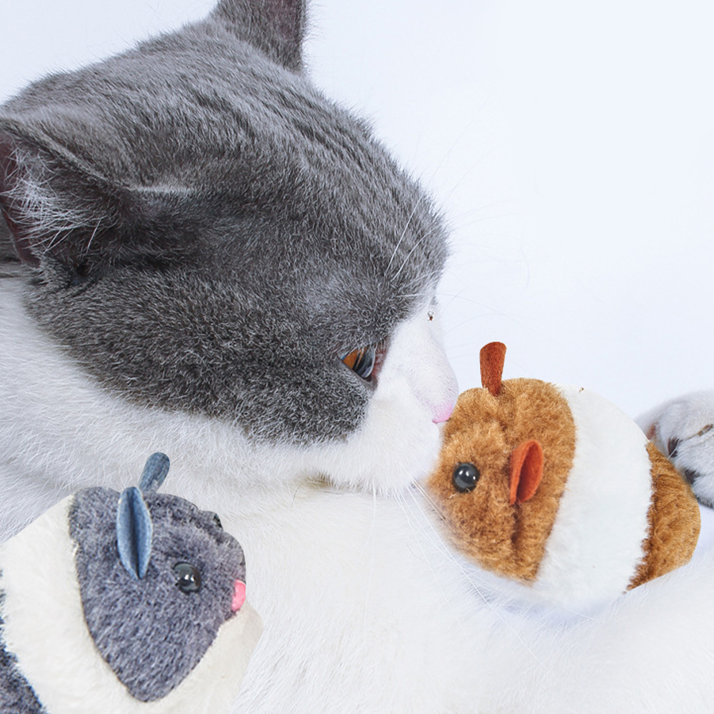 행동유발 사냥놀이 고양이용 자동 장난감 쥐