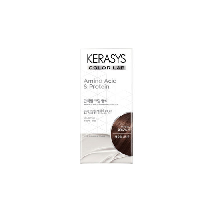 케라시스 단백질 크림 염색약 내추럴브라운 120g