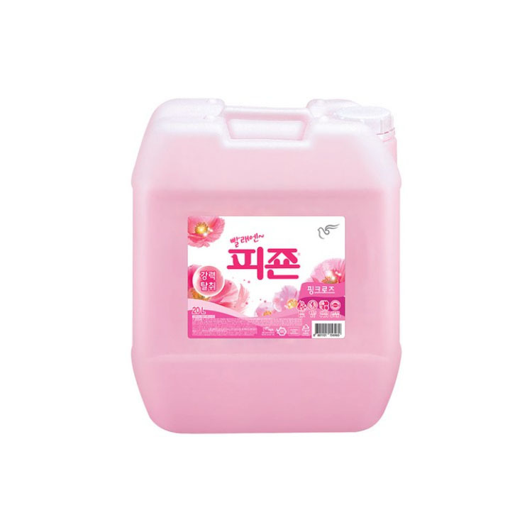 피죤 대용량 말통 섬유유연제 20kg 핑크 로즈