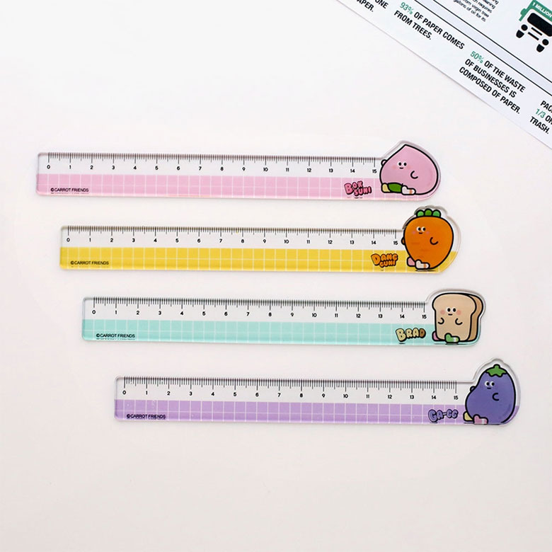 [이벤트] 당근친구들 캐릭터 자 15cm 직자