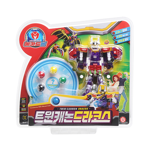 [메카드볼] 트윈캐논 드라코스 / 홀로그램 마법진카드1 메카드볼5 설명서 1