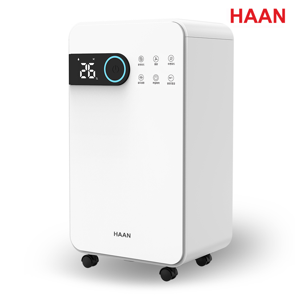 [한경희생활과학] 13L 프리미엄 자동습도케어 이동형 제습기 HEHD-B0712WTN