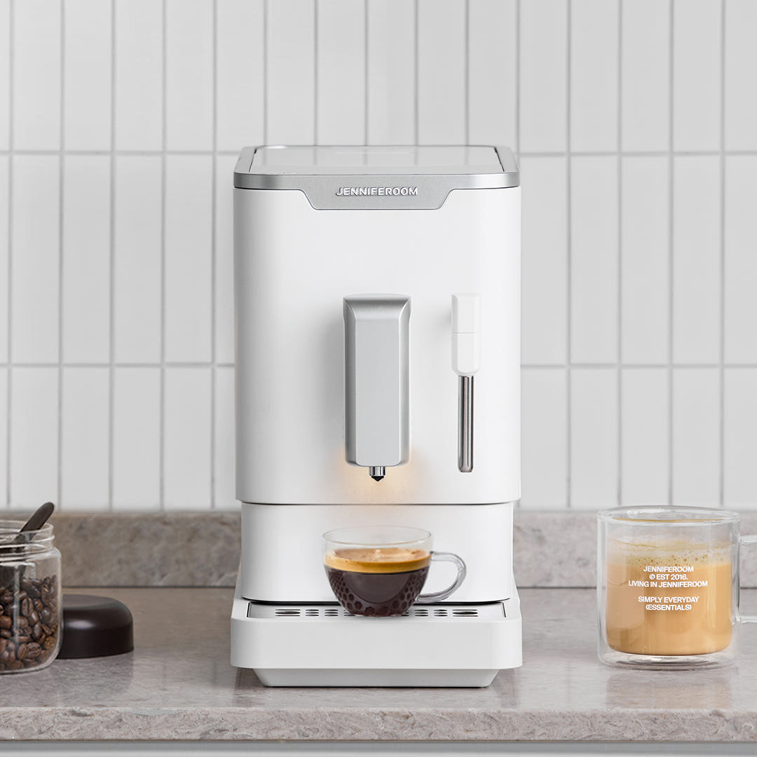 [제니퍼룸] 전자동 스팀 라떼 PRO 커피머신 화이트 JR-EM0212WH