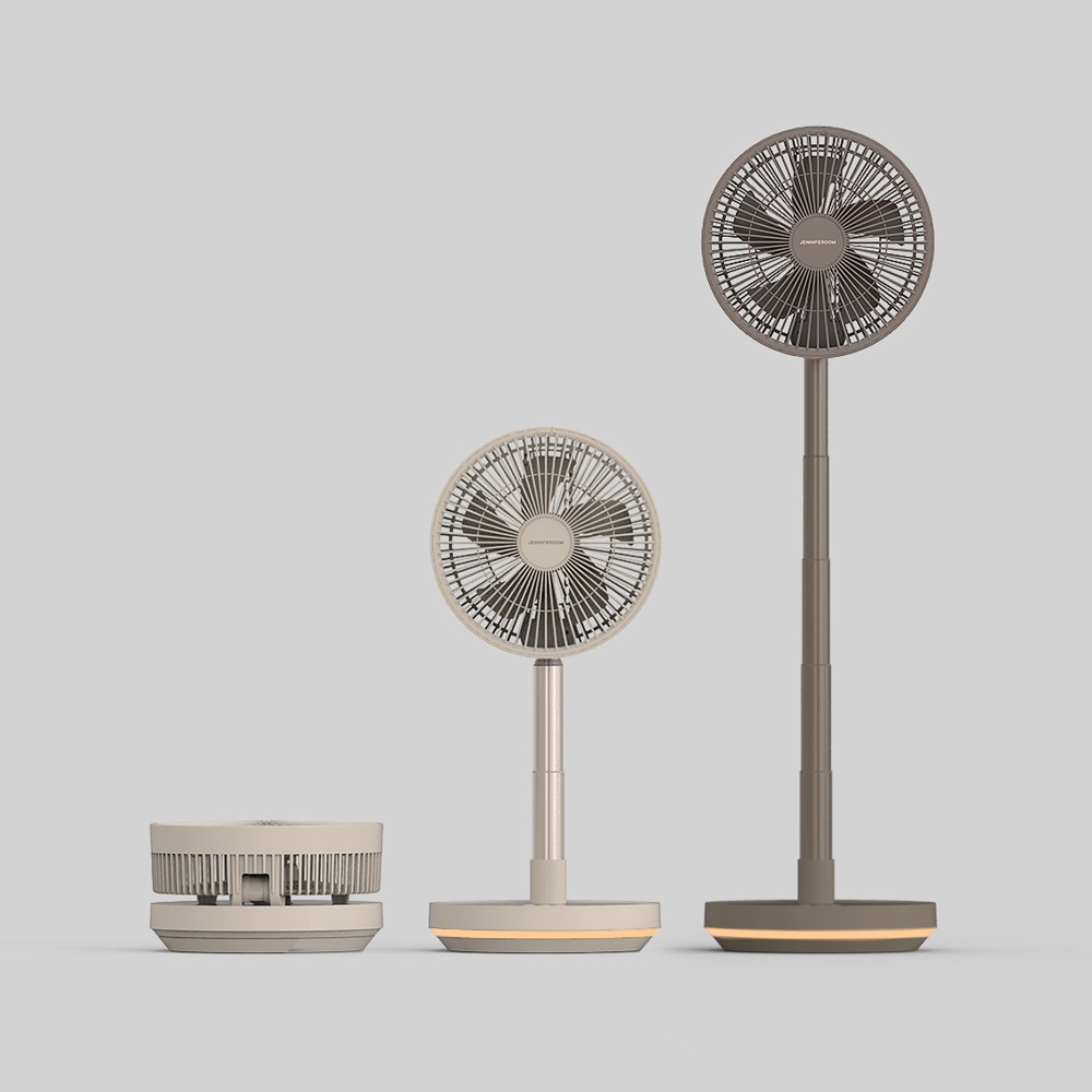 [제니퍼룸] 무선 폴더블 선풍기_오트밀_JRL-FF085COM