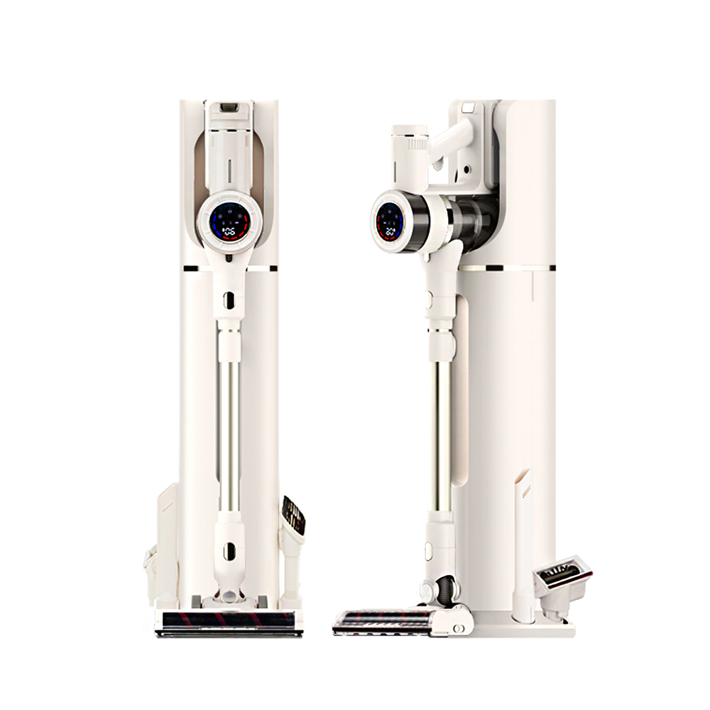 [신일] 무선청소기 400W BLDC 올인원스테이션 SVC-ST25WIF / 먼지통비움/충전/거치/수납