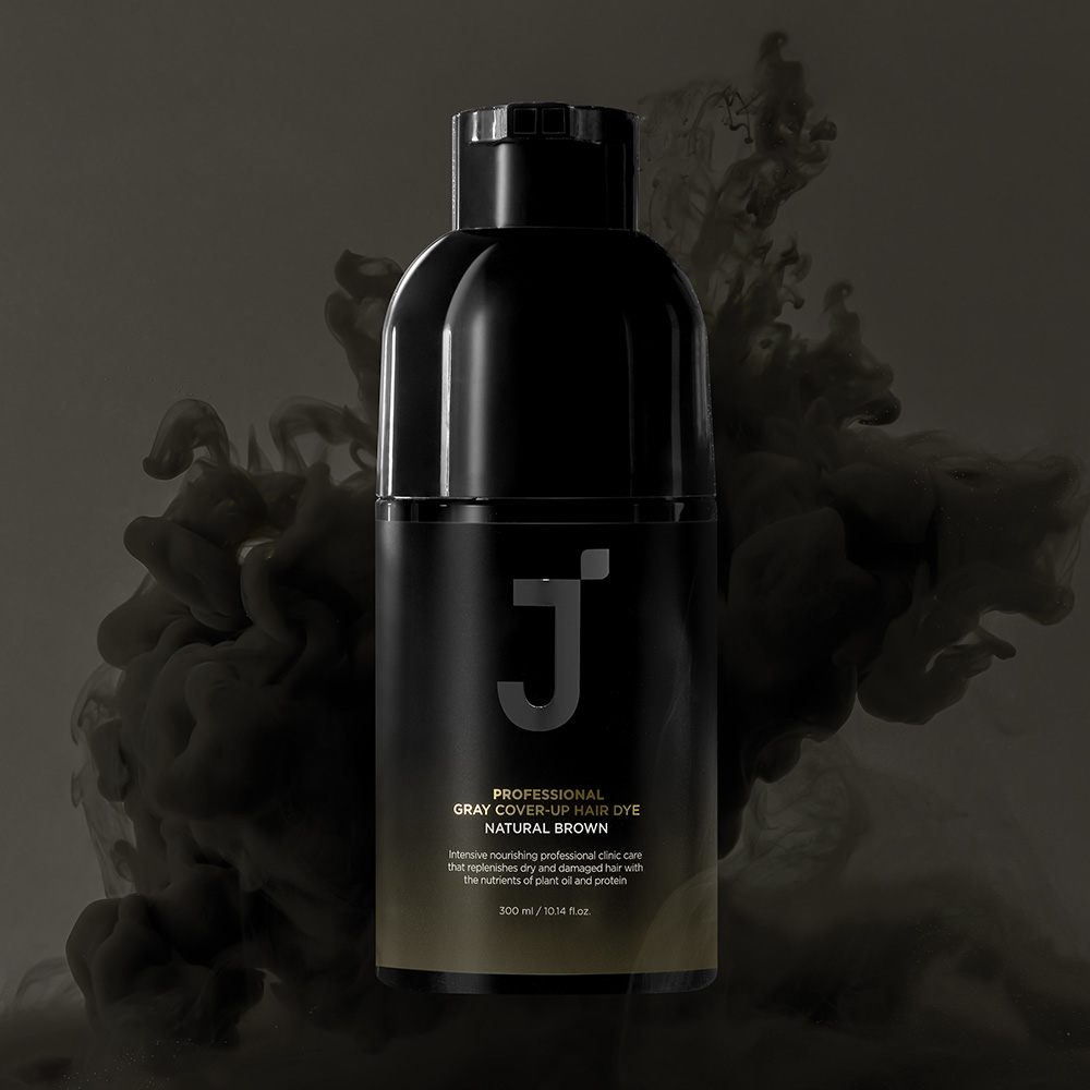 [제이숲] 프로페셔널 커버업 새치염색 300ml (네추럴 브라운)