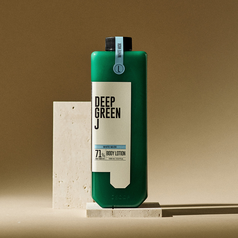 [제이숲] 딥그린제이 네이처 바디로션 1000ml - 화이트머스크