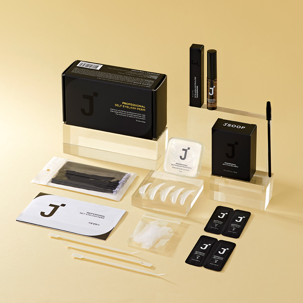 [제이숲] 프로페셔널 셀프 속눈썹 펌세트